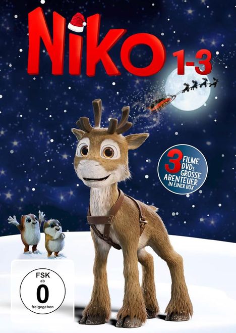 Niko 1-3, 3 DVDs