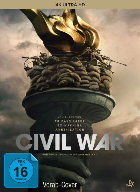 Civil War (Ultra HD Blu-ray &amp; Blu-ray im Mediabook), 1 Ultra HD Blu-ray und 1 Blu-ray Disc