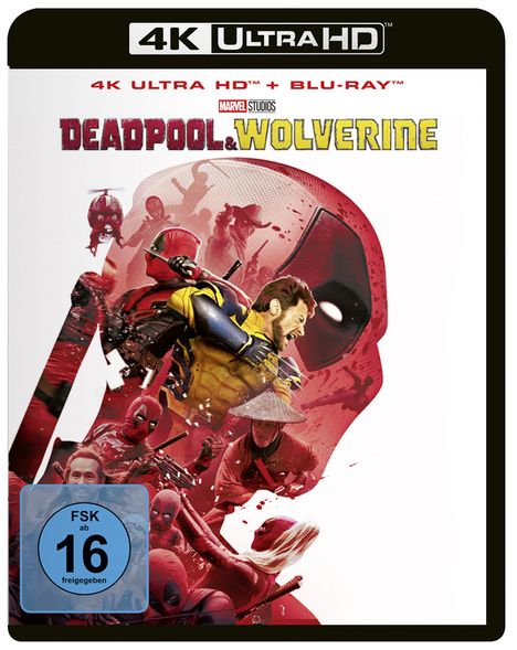 Deadpool &amp; Wolverine (Ultra HD Blu-ray &amp; Blu-ray), 1 Ultra HD Blu-ray und 1 Blu-ray Disc