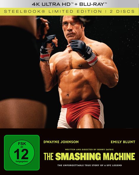 The Smashing Machine (Ultra HD Blu-ray & Blu-ray im Steelbook), 1 Ultra HD Blu-ray und 1 Blu-ray Disc