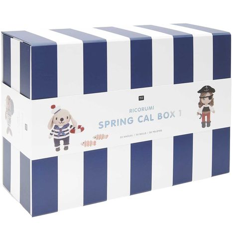 Ricorumi Spring CAL Kit I - Maritime, 27x Ricorumi, 6x Ricorumi Twinkly Twinkly, 1x Ricorumi Neon, 1x Ricorumi Lamé, Diverse