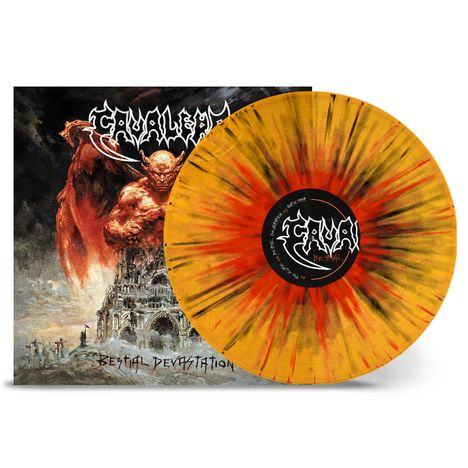 Cavalera: Bestial Devastation (Limited Edition) (Transparent Orange W/ Red &amp; Black Splatter Vinyl), LP