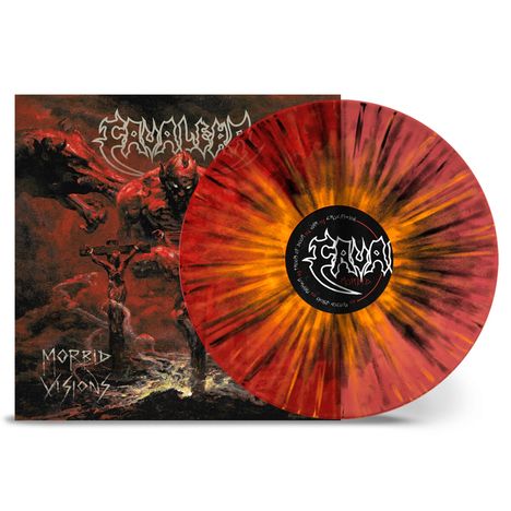 Cavalera: Morbid Visions (Limited Edition) (Transparent Red W/ Orange &amp; Black Splatter Vinyl), LP