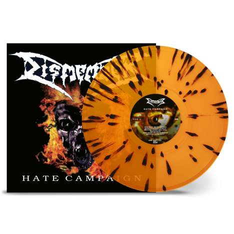 Dismember: Hate Campaign (Reissue) (Limited Edtion) (Transparent Orange Black Splatter Vinyl), LP
