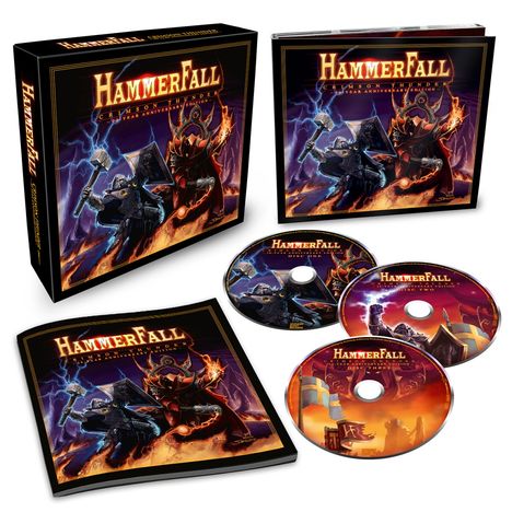 HammerFall: Crimson Thunder (20 Year Anniversary) (Limited Edition), 3 CDs