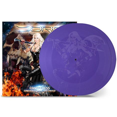 Doro: Conqueress - Forever Strong and Proud (Limited Edition) (Purple Vinyl), 2 LPs