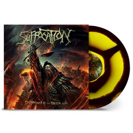 Suffocation: Pinnacle Of Bedlam (Limited 10th Anniversary Edition) (Yellow/Black Corona Vinyl), LP