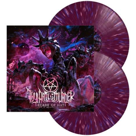 Thy Art Is Murder: Decade Of Hate (Live In Melbourne 2023) (Limited Edition) (Purple W/ Blue &amp; Pink Splatter Vinyl), 2 LPs