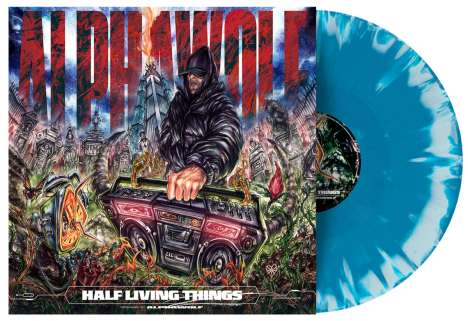 Alphawolf: Half Living Things (Limited Edition) (Light Blue &amp; Dark Blue Vinyl), LP