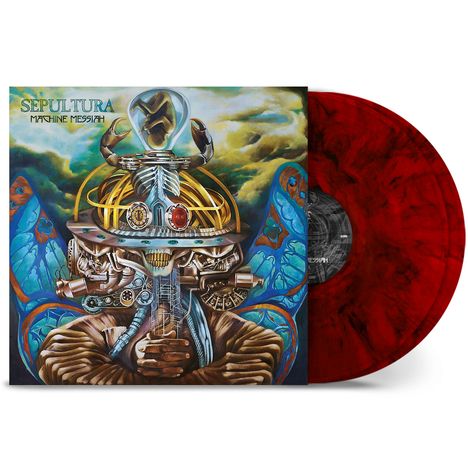 Sepultura: Machine Messiah (180g) (Ruby Red Marble Vinyl) (Reprint), 2 LPs
