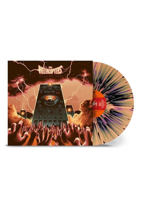 The Hellacopters: Overdriver (Apricot, Purple &amp; Black Splatter Vinyl) (Indie Exclusive Edition incl.Poster), LP