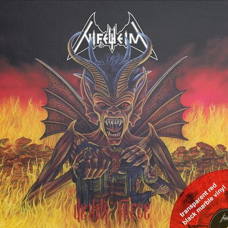 Nifelheim: Devil's Force (Trans. Red Black Marble LP), LP