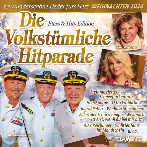 Die Volkstümliche Hitparade Weihnachten 2024, CD