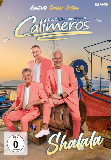 Calimeros: Shalala (limitierte Fanbox), 1 CD, 1 DVD und 1 Merchandise