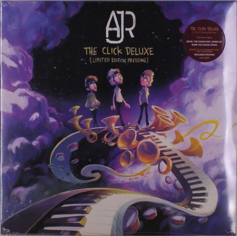 AJR: The Click Deluxe (Limited Edition) (Clear W/ Red Splatter Vinyl), 2 LPs