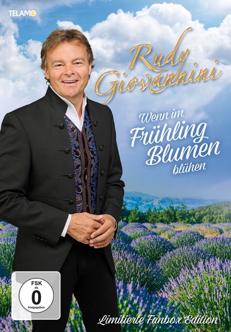 Rudy Giovannini: Wenn im Frühling Blumen blühen (limitierte Fanbox), 1 CD, 1 DVD und 1 Merchandise