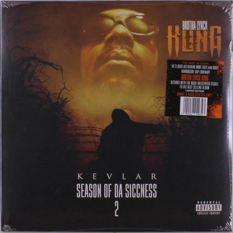 Brotha Lynch Hung: Season Of Da Siccness 2: Kevlar (Limited Edition) (Orange &amp; Black Splatter Vinyl), LP