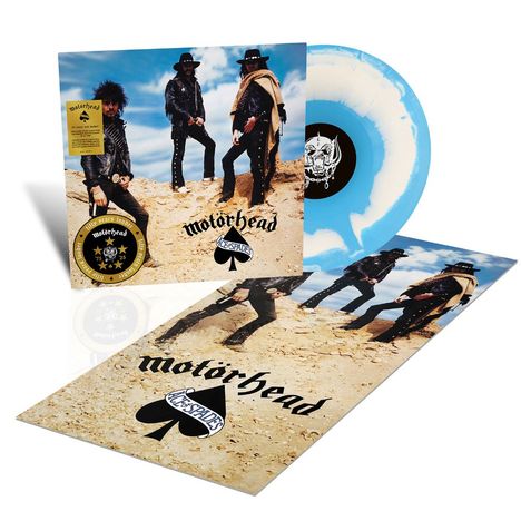 Motörhead: Ace of Spades (50th Anniversary Edition) (Blue &amp; White Splatter Vinyl), LP