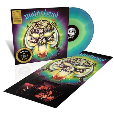 Motörhead: Overkill (50th Anniversary Edition) (Turquoise &amp; Blue Splatter Vinyl), LP