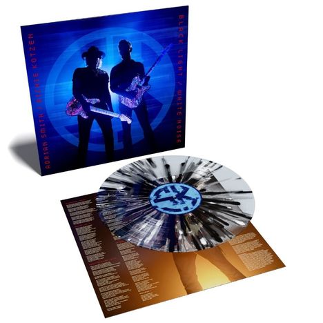 Adrian Smith &amp; Richie Kotzen: Black Light / White Noise (Limited Indie Edition) (Clear Black &amp; White Splatter Vinyl), LP