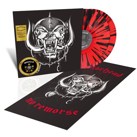 Motörhead: No Remorse (50th Anniversary Edition) (Red & Black Splatter Vinyl), 2 LPs