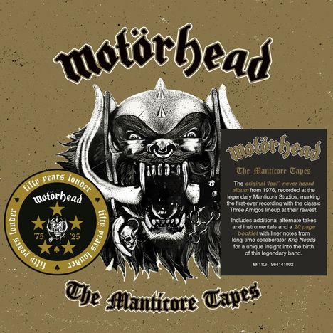Motörhead: The Manticore Tapes, CD