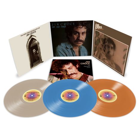 Jim Croce: The Definitive Croce (Red, Blue & Brown Vinyl), 3 LPs