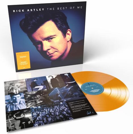 Rick Astley: The Best Of Me (Orange Vinyl) (Limited Edition), LP