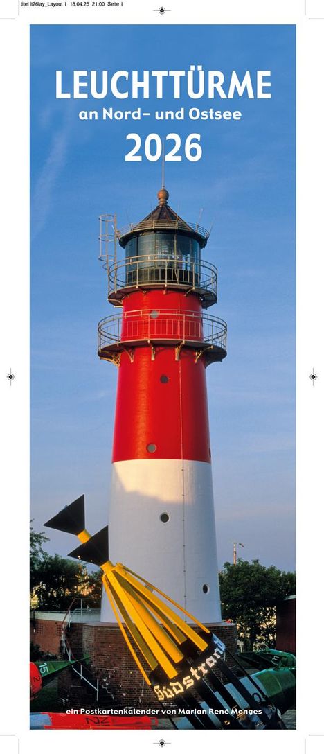 LEUCHTTÜRME an Nord- und Ostsee 2026, Kalender