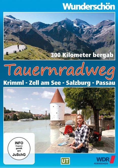 Tauernradweg - Krimml - Zell am See - Salzburg - Passau - 300 km bergab, DVD