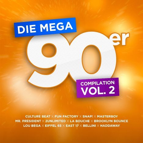 Die Mega 90er Vol. 2, 2 CDs