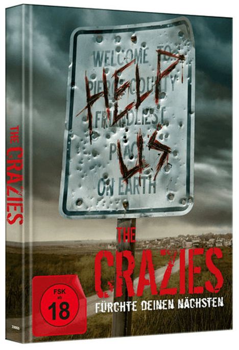 The Crazies (2010) (Blu-ray &amp; DVD im Mediabook), 1 Blu-ray Disc und 1 DVD