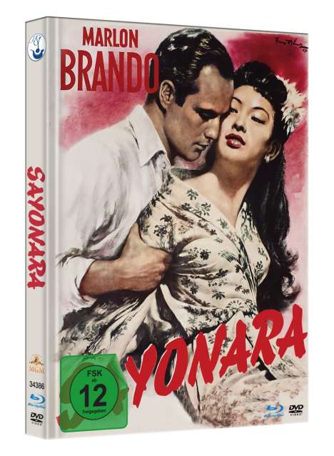 Sayonara (Blu-ray &amp; DVD im Mediabook), 1 Blu-ray Disc und 1 DVD