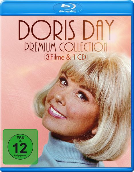 Doris Day Collection  (3 Filme &amp; 1 CD) (Blu-ray), 3 Blu-ray Discs und 1 CD
