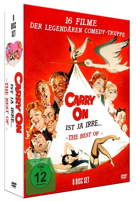 Ist ja irre - Carry On Collection (Deluxe Edition im Digipak), 8 DVDs