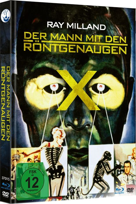 Der Mann mit den Röntgenaugen (Blu-ray & DVD im Mediaook), 1 Blu-ray Disc und 1 DVD