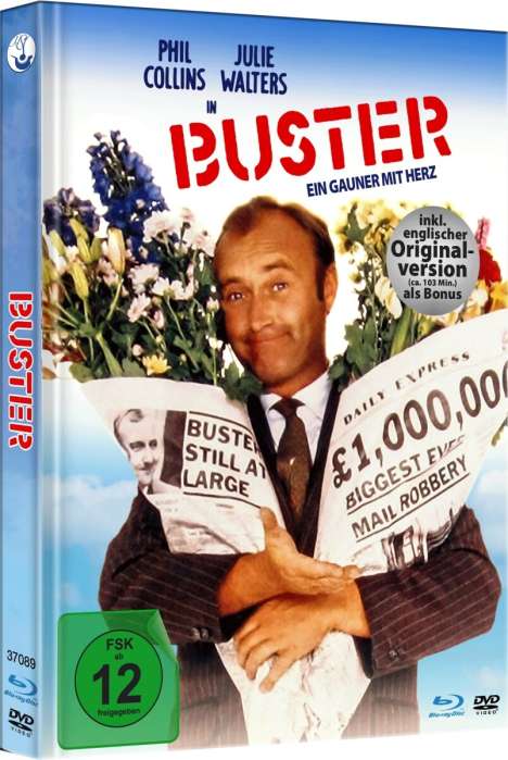 Buster - Ein Gauner mit Herz (Blu-ray &amp; DVD im Mediabook), 1 Blu-ray Disc und 1 DVD