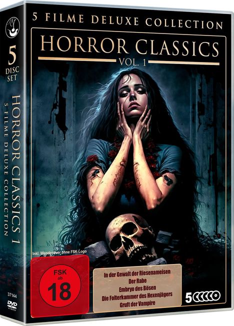 Horror Classics Vol. 1 (5 Filme Deluxe Collection), 5 DVDs