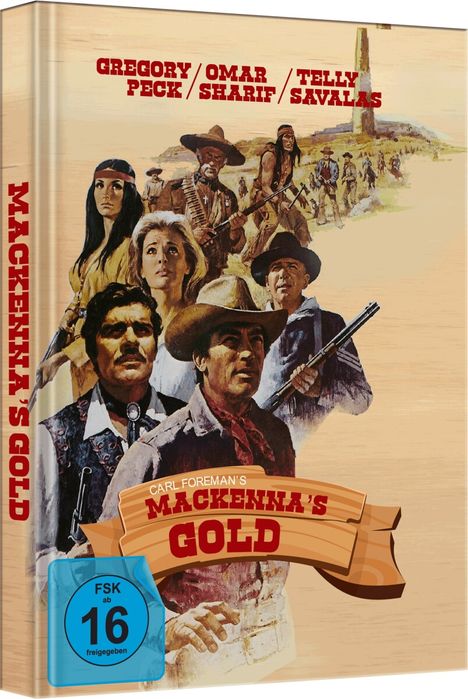 Mackenna's Gold (Blu-ray &amp; DVD im Mediabook), 1 Blu-ray Disc und 1 DVD