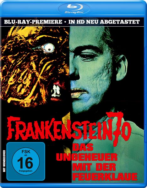 Frankenstein 70 - Das Ungeheuer mit der Feuerklaue (Blu-ray), Blu-ray Disc