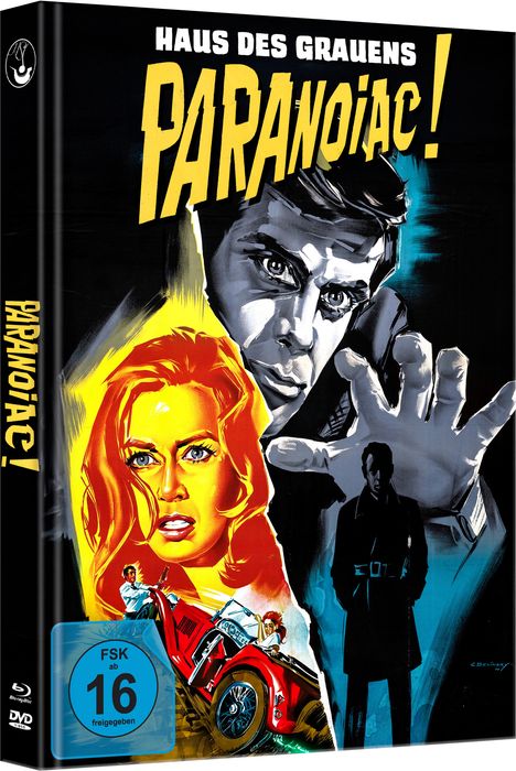 Paranoiac - Haus des Grauens (Blu-ray & DVD im Mediabook), 1 Blu-ray Disc und 1 DVD