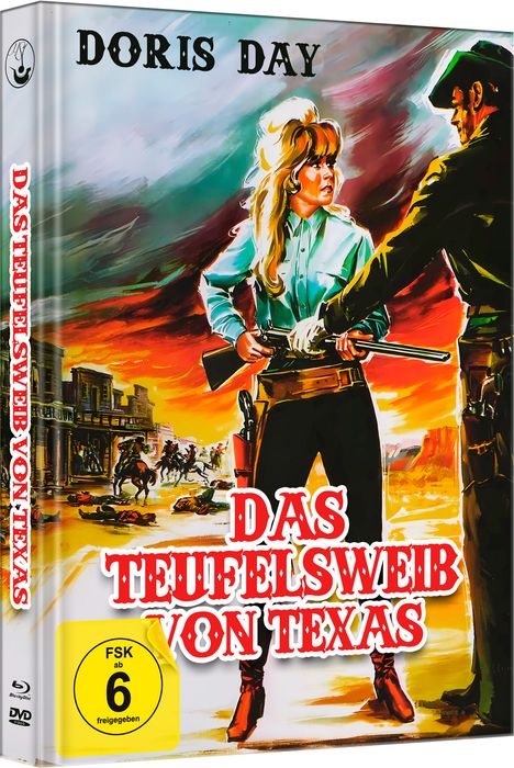 Das Teufelsweib von Texas (Blu-ray & DVD im Mediabook), 1 Blu-ray Disc und 1 DVD