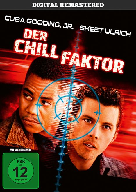 "Digital Remastered", "Cuba Gooding, Jr.", "Skeet Ulrich", "Der Chill Faktor", FSK 12. Zwei Männer mit Zielfadenkreuz.