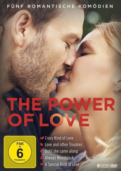 The Power of Love (5 romantische Komödien), 5 DVDs