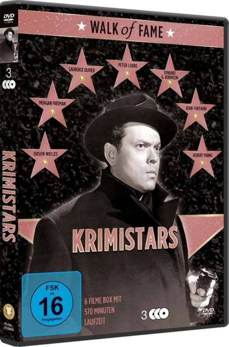 Walk of Fame - Krimistars, 3 DVDs