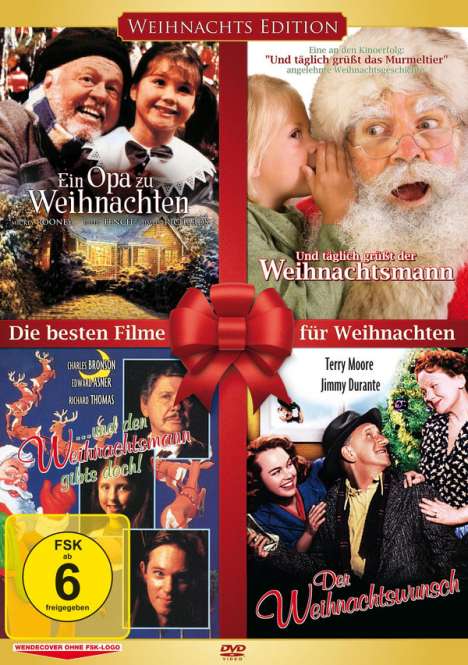 Die besten Filme für Weihnachten (Weihnachts-Edition), 2 DVDs