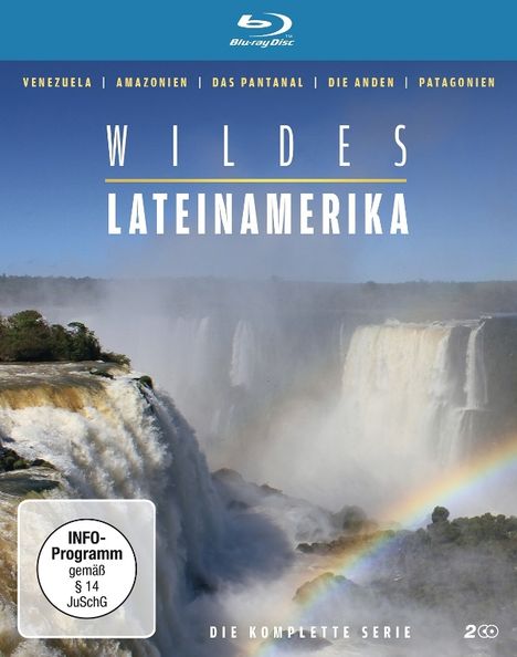 Wildes Lateinamerika (Komplette Serie) (Blu-ray), 2 Blu-ray Discs