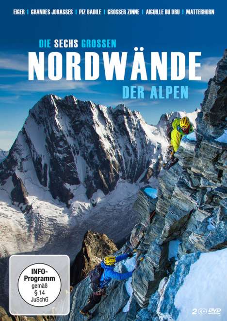 Die sechs großen Nordwände der Alpen, DVD