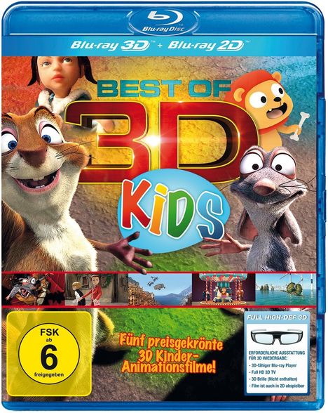 Best of 3D für Kids (3D Blu-ray), Blu-ray Disc