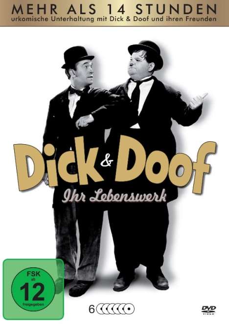 Dick &amp; Doof - Ihr Lebenswerk, 6 DVDs